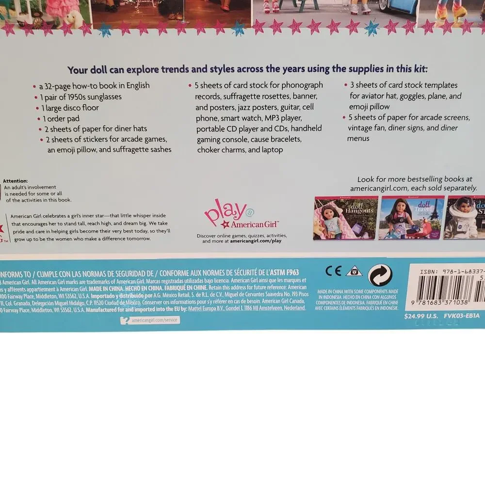 American Girl Doll Decades Craft Your Way Makes 60 Crafts